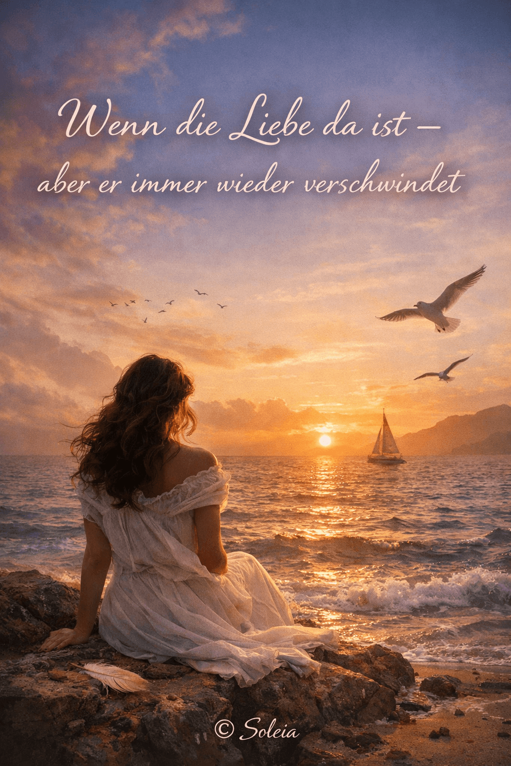 Wenn die Liebe da ist , aber er immer wieder verschwindet